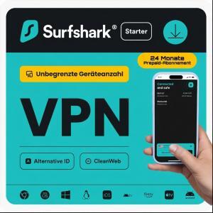 Surfshark VPN Starter kaufen unbegrenzte Geräte Windows macOS