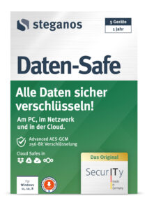Steganos Daten-Safe 2026 | 5 PCs (Windows) | 1 Jahr | Key in 5 Min. | ESD