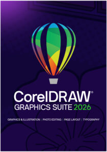 CorelDRAW Graphics Suite 2026 | 1 PC/MAC | Dauerlizenz (einmaliger Kauf) | ESD