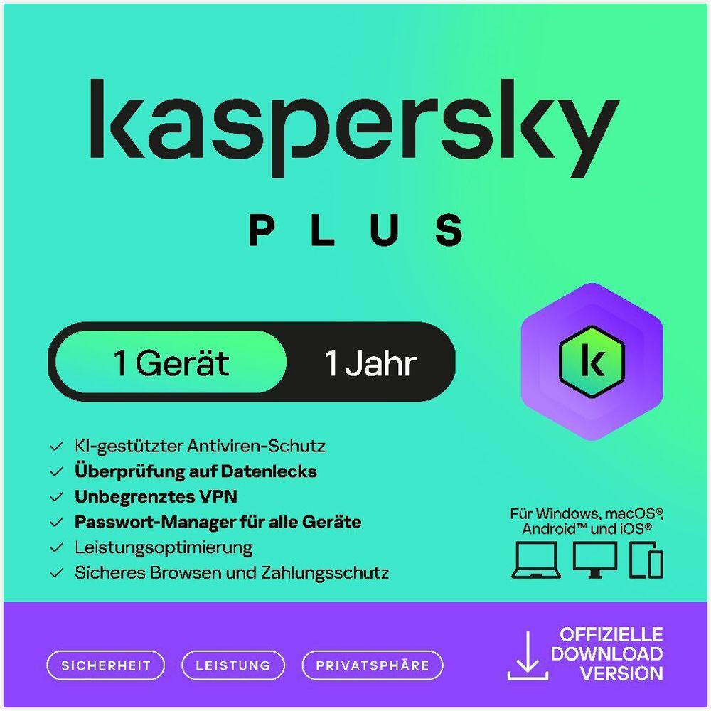 Kaspersky Plus Internet Security 1 Gerät 1 Jahr kaufen