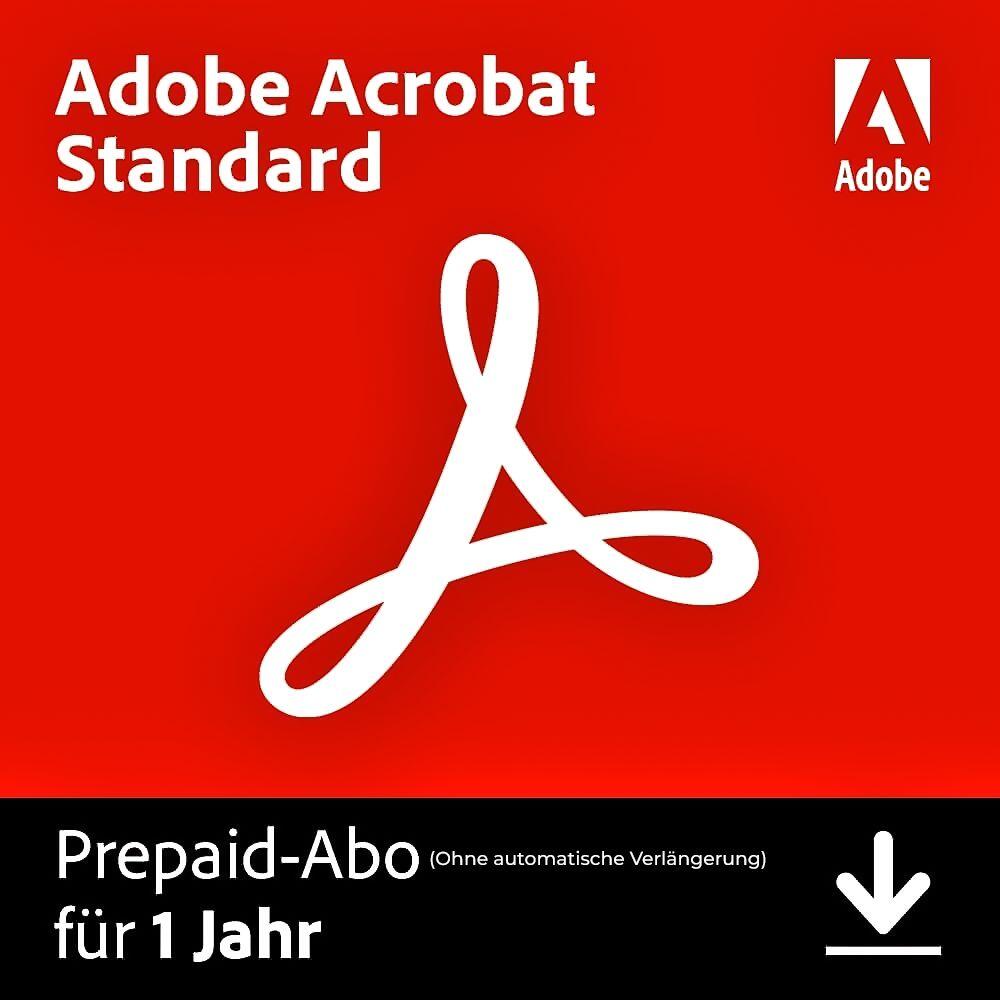Adobe Acrobat Standard | 2 Geräte (Windows/Mac) | 1 Jahr | stets aktuell | ESD