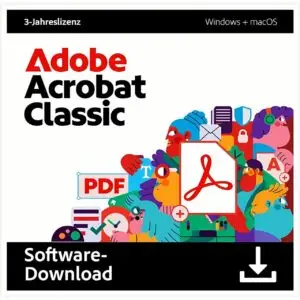Adobe Acrobat Classic Pro | 2 Geräte (PC/Mac) | 3 Jahre | ESD