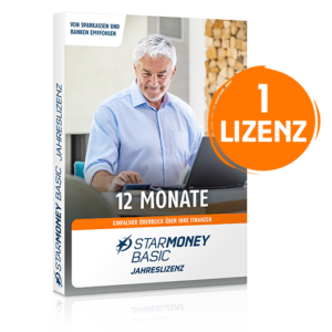 StarMoney Basic | 1 PC | 1 Jahr | inkl. Premiumsupport | ESD