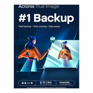 Acronis True Image Essentials | 1 PC/MAC | 5 Jahre | stets aktuell | ESD