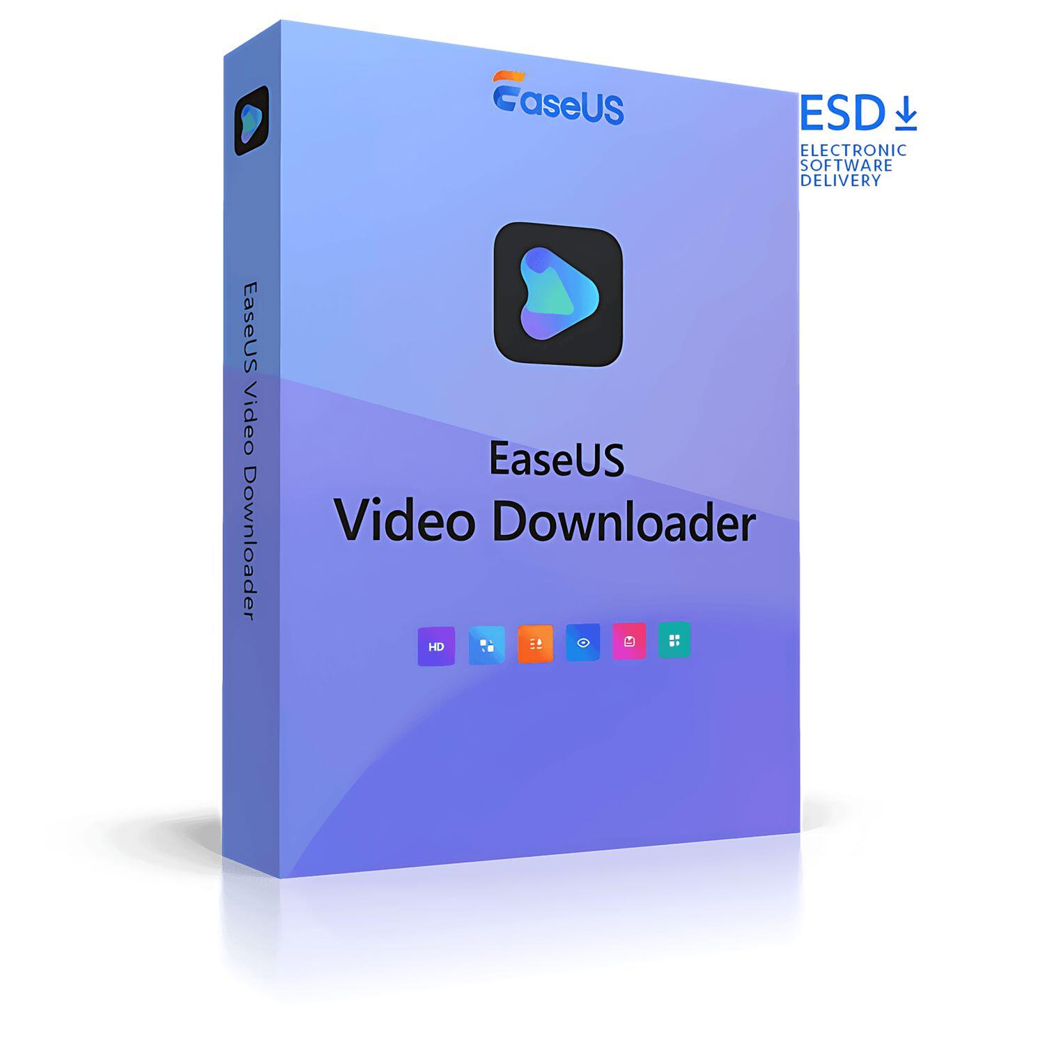 EaseUS Video Downloader Pro | 3 PCs | 1 Jahr | stets aktuell | ESD