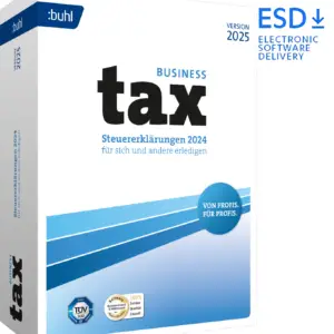 BUHL tax 2025 Business (Steuerjahr 2024) | für Lohnsteuerhilfe & Steuerberater | ESD