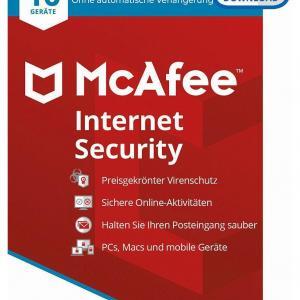 McAfee Internet Security | 10 Geräte | 1 Jahr | stets aktuell | Key in 5 Min. | ESD