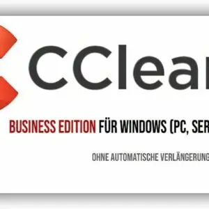 CCleaner Business Edition Windows | 1 PC | 2 Jahre | stets aktuell | ESD