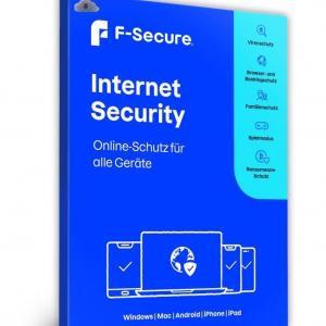 F-Secure Internet Security | 3 Geräte | 1 Jahr | stets aktuell | ESD