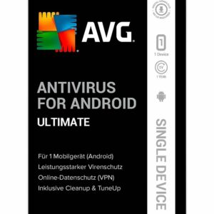 AVG Mobile Ultimate | 1 Android-Gerät | 1 Jahr | stets aktuell | Key in 5 Min. | ESD