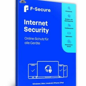 F-Secure Internet Security | 10 Geräte | 1 Jahr | stets aktuell | ESD