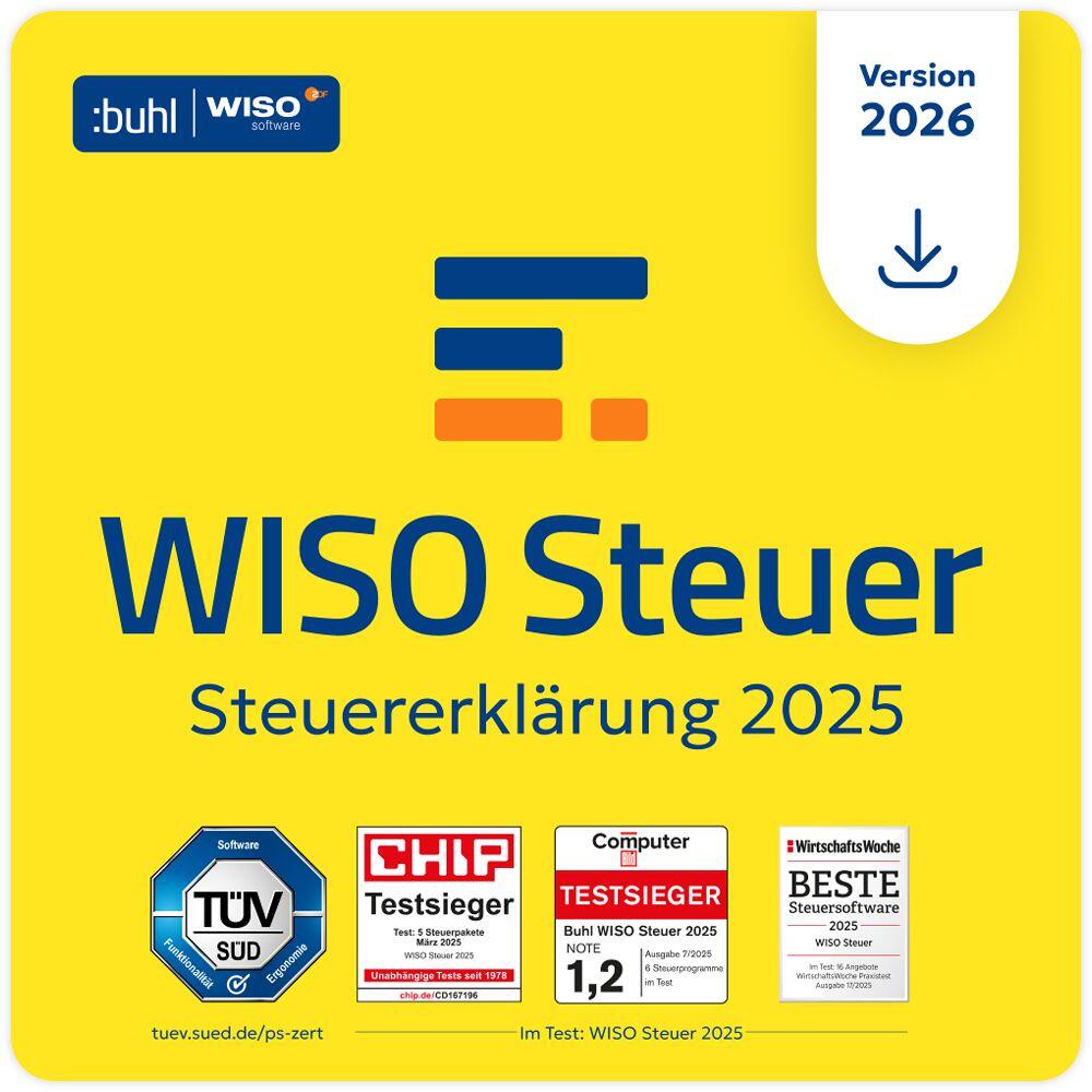 WISO Steuer 2026 (Steuererklärung 2025) | 1 Nutzer (Windows & Mac) | ESD